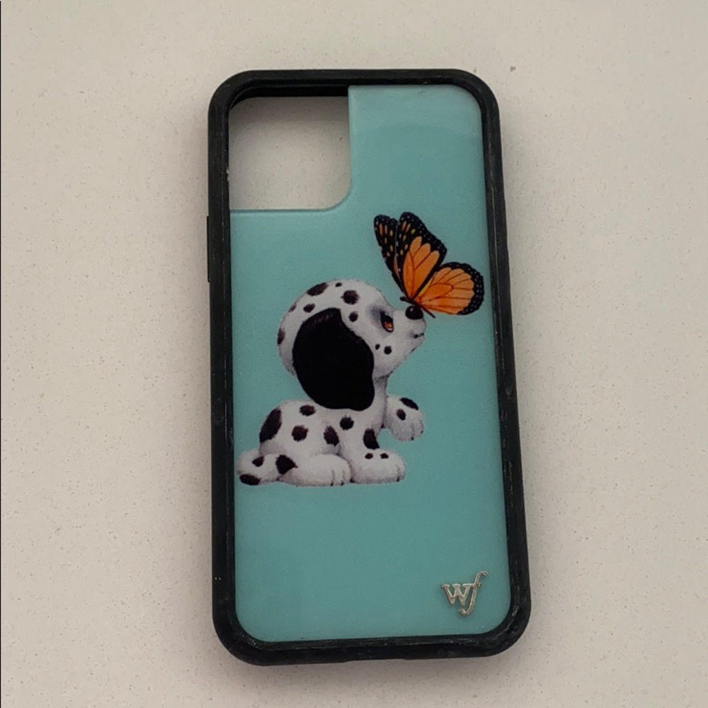 dalmatian butterfly iphone pro 11 case